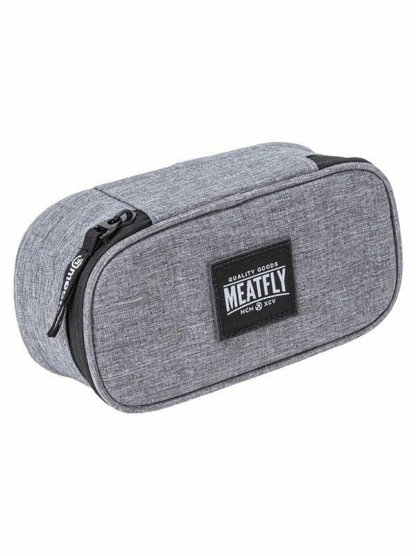 Meatfly Meatfly puzdro Pencil Case Heather Grey