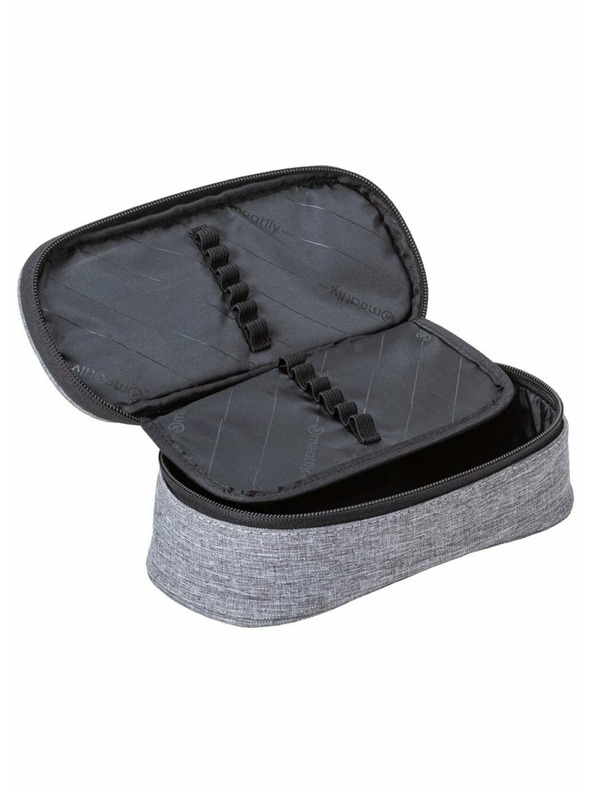 Meatfly Meatfly puzdro Pencil Case Heather Grey