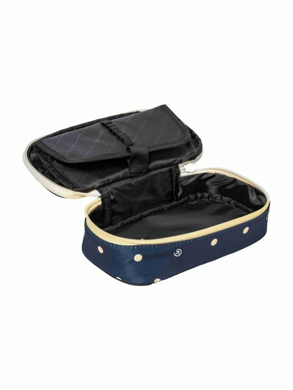 Meatfly Meatfly puzdro XL Pencil Case Yellow Dots