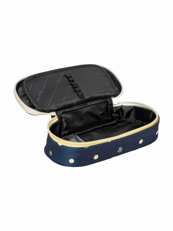 Meatfly Meatfly puzdro Pencil Case Yellow Dots