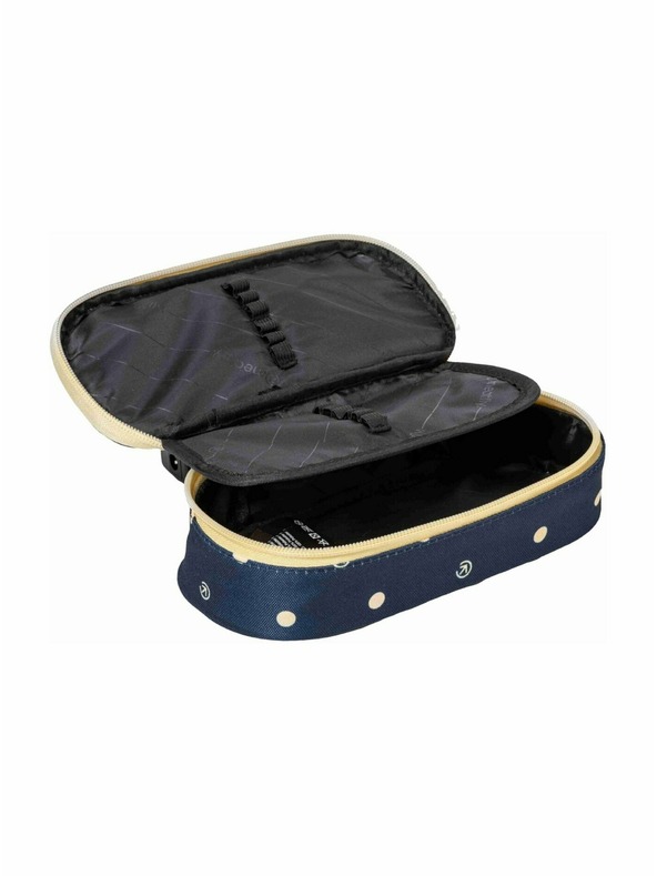 Meatfly Meatfly puzdro Pencil Case Yellow Dots