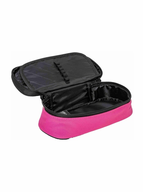 Meatfly Meatfly puzdro Pencil Case Pink / Black