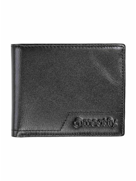 Meatfly Meatfly kožená peňaženka Eliot Premium Black