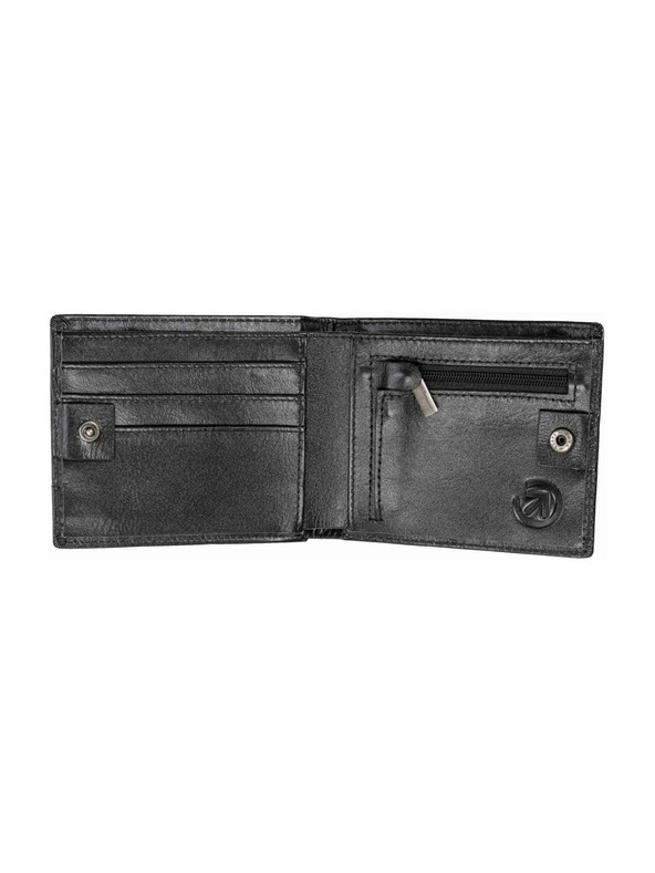 Meatfly Meatfly kožená peňaženka Eliot Premium Black