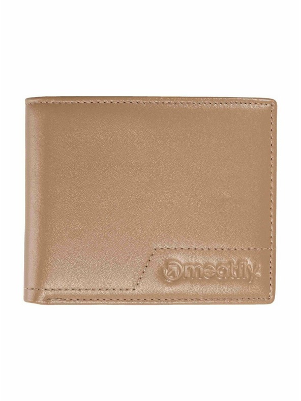 Meatfly Meatfly kožená peňaženka Eliot Premium Light Brown