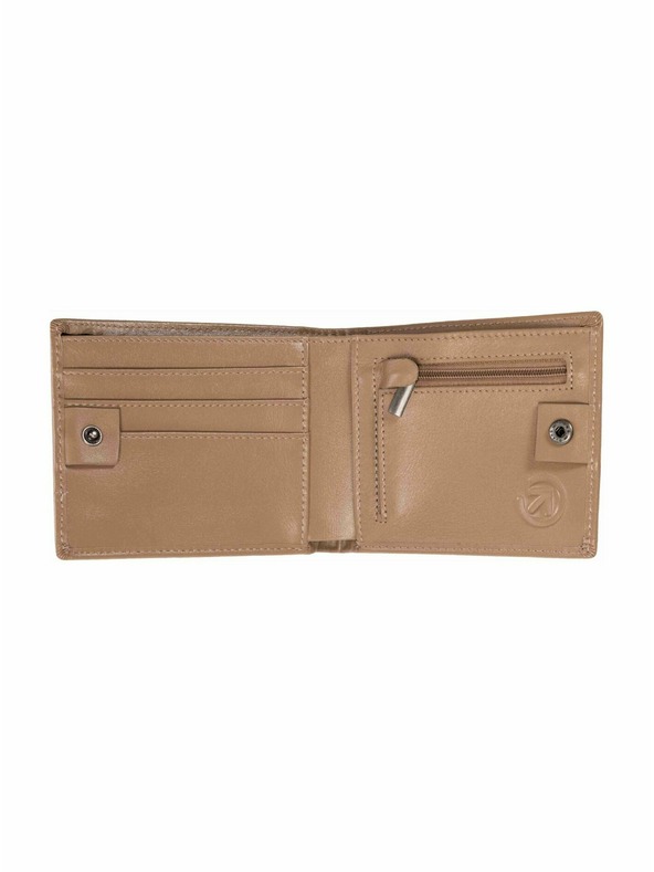 Meatfly Meatfly kožená peňaženka Eliot Premium Light Brown