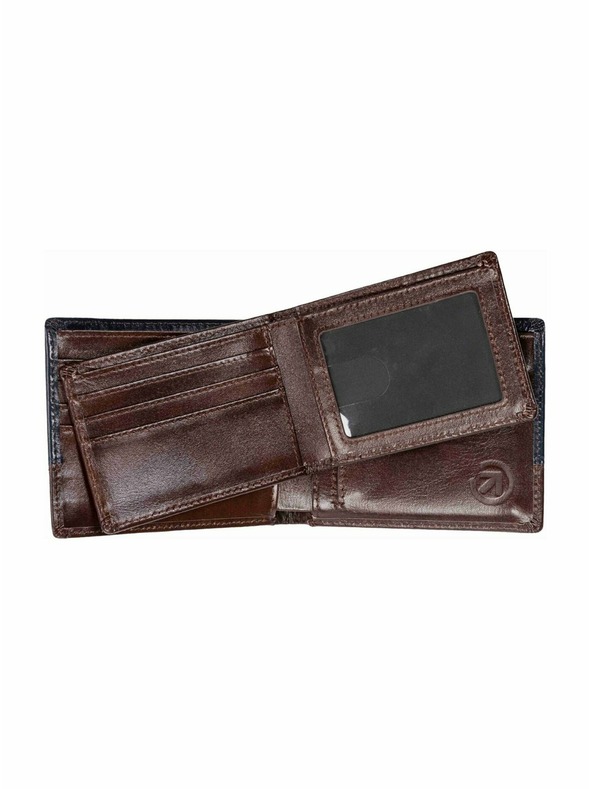 Meatfly Meatfly kožená peňaženka Eddie Premium Navy / Brown