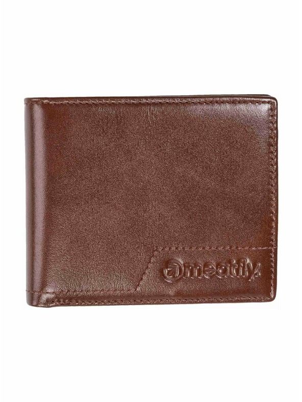 Meatfly Meatfly kožená peňaženka Eliot Premium Brown