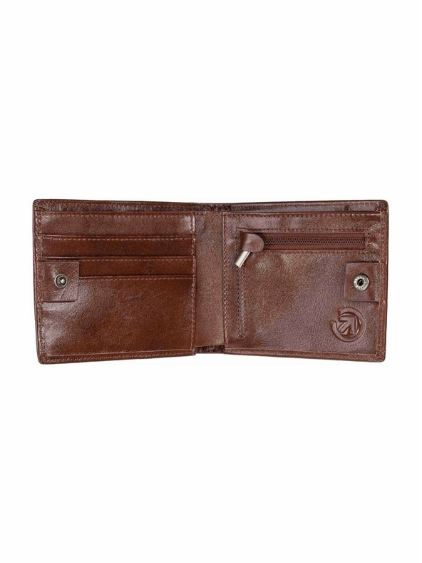 Meatfly Meatfly kožená peňaženka Eliot Premium Brown