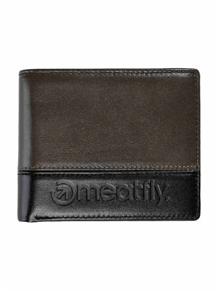 Meatfly Meatfly kožená peňaženka Eddie Premium Grey