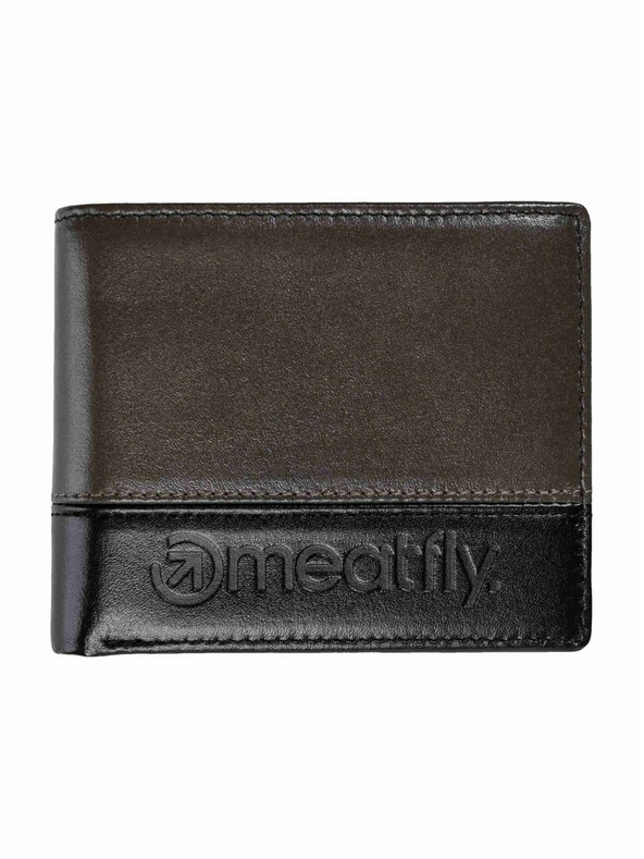 Meatfly Meatfly kožená peňaženka Eddie Premium Grey