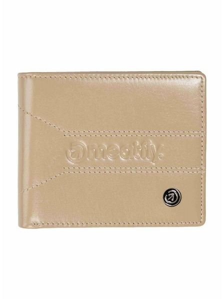 Meatfly Meatfly kožená peňaženka Zac Premium Beige