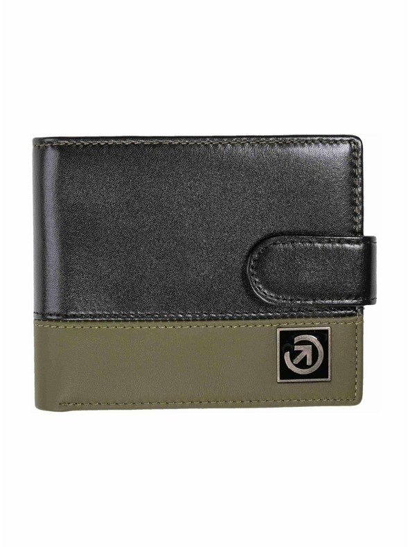Meatfly Meatfly kožená peňaženka Nathan Premium Olive / Black