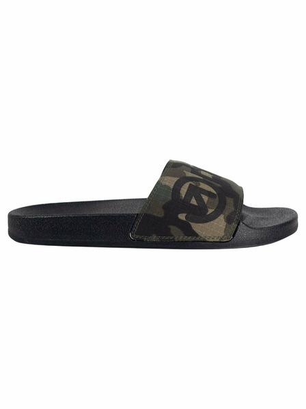Meatfly Meatfly pánske papuče Hudson Black Camo Ripstop