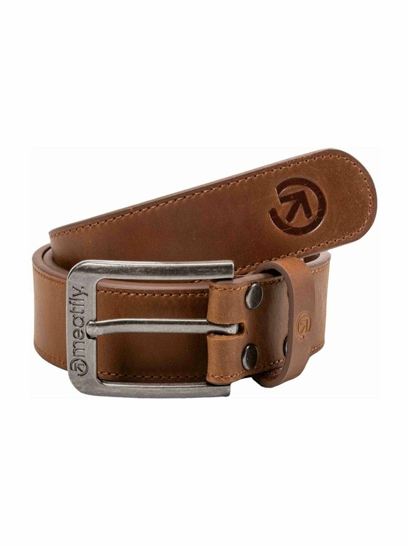Meatfly Meatfly kožený opasok Doppler Chestnut Brown