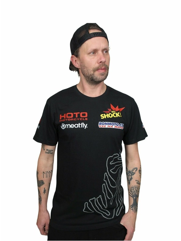 Meatfly Meatfly pánske tričko Dakar Beduin Black