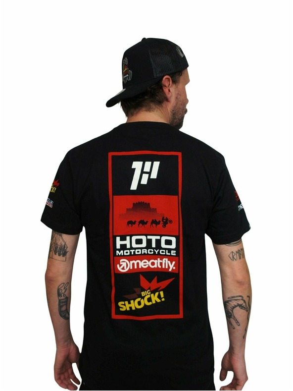 Meatfly Meatfly pánske tričko Dakar Beduin Black