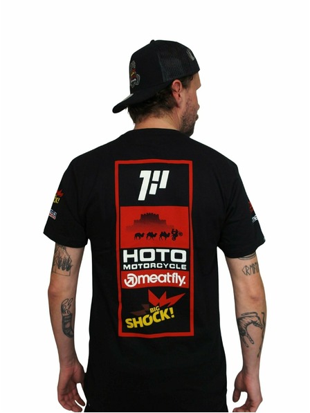 Meatfly Meatfly pánske tričko Dakar Beduin Black