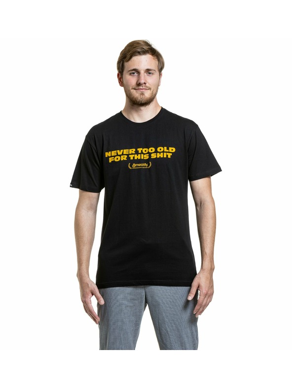 Meatfly Meatfly pánske tričko Tomas Never Too Old Black