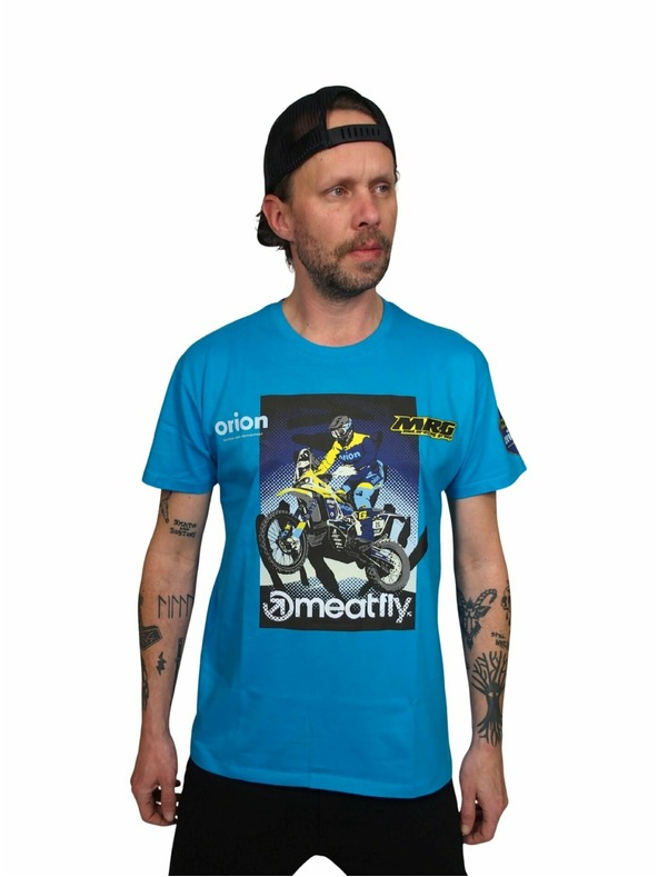 Meatfly Meatfly pánske tričko MRG Blue