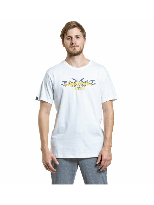 Meatfly Meatfly pánske tričko Tomas Never Too Old White