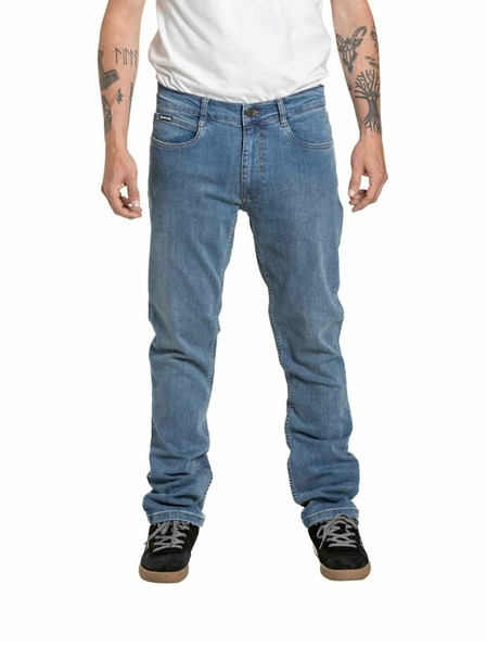Meatfly Meatfly pánske rifle Spirit Dirty Washed Denim