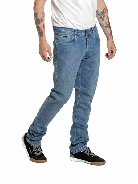 Meatfly Meatfly pánske rifle Spirit Dirty Washed Denim