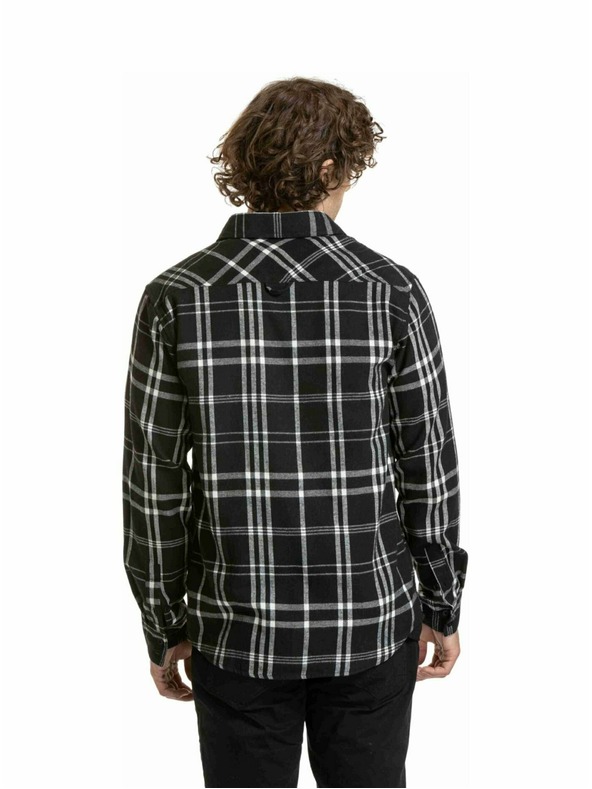 Meatfly Meatfly pánska košeľa Kurt Black