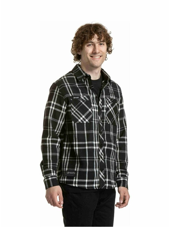 Meatfly Meatfly pánska košeľa Kurt Black