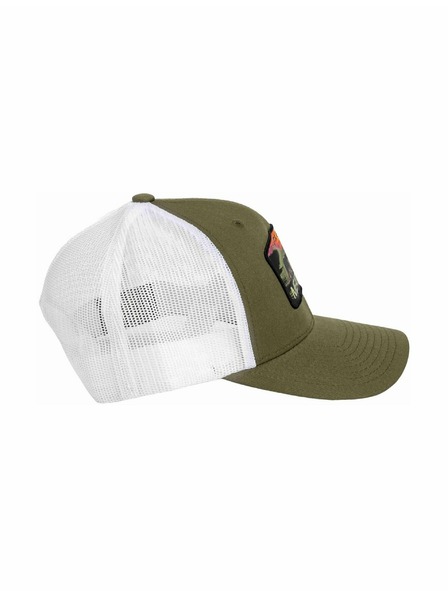 Meatfly Meatfly šiltovka MF View Trucker Red Alaska / Buck / White