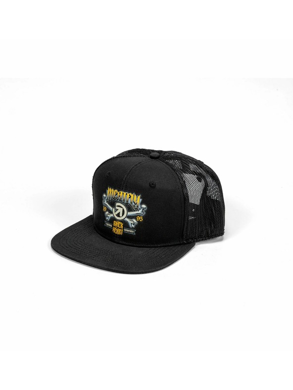 Meatfly Meatfly šiltovka Crossbones Trucker Black