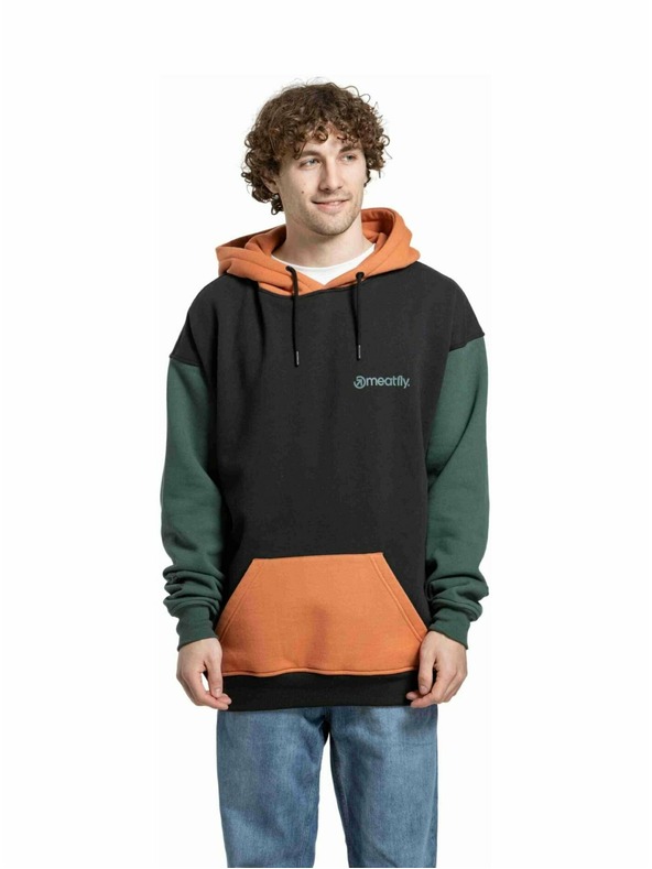 Meatfly Meatfly unisex mikina Fry Green / Sunbrun