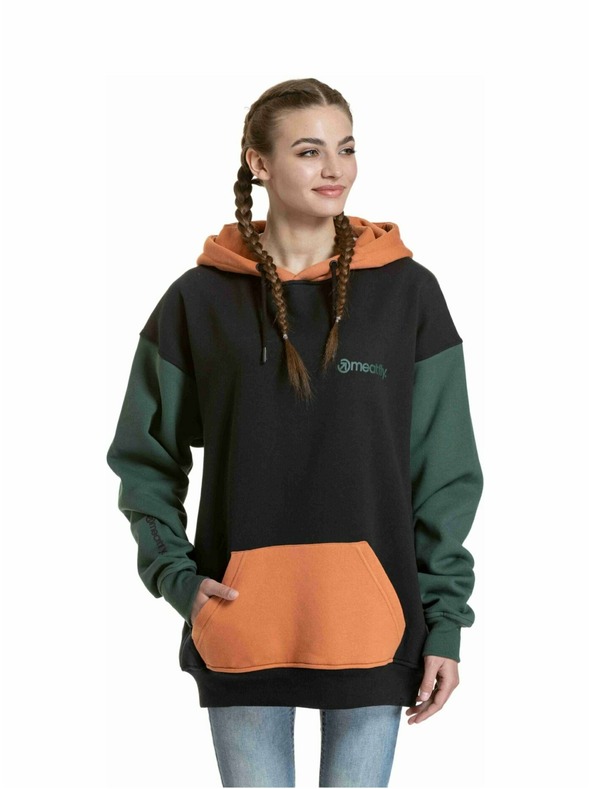 Meatfly Meatfly unisex mikina Fry Green / Sunbrun