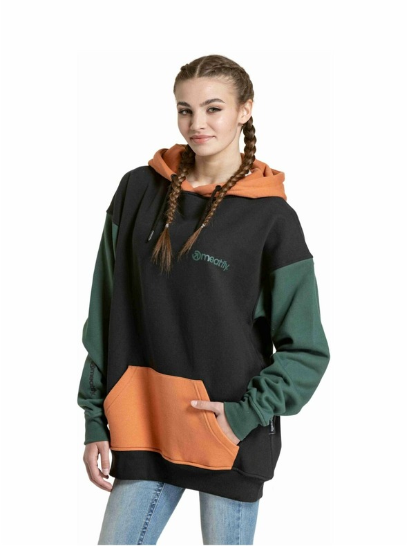 Meatfly Meatfly unisex mikina Fry Green / Sunbrun