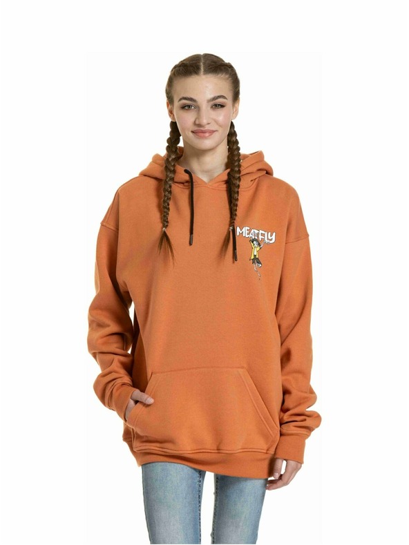 Meatfly Meatfly unisex mikina Fry Sunbrun