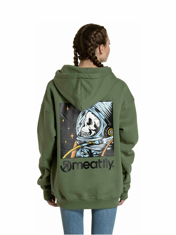 Meatfly Meatfly unisex mikina Fry Olive