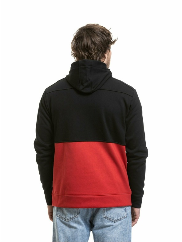 Meatfly Meatfly pánska technická mikina Tason Red Light / Silver