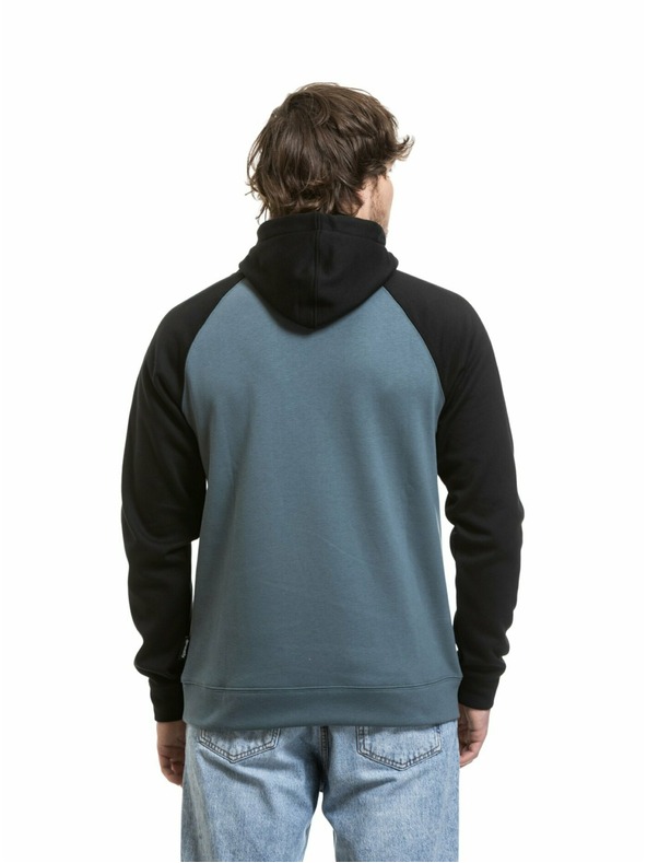 Meatfly Meatfly pánska technická mikina Gravel Orchid / Blue Sea