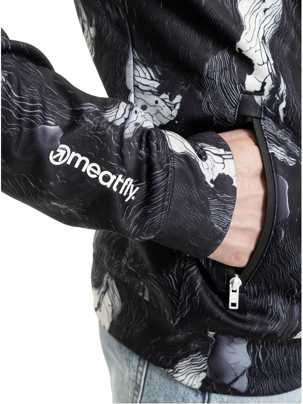 Meatfly Meatfly pánska technická mikina Lightyear Deep Lake