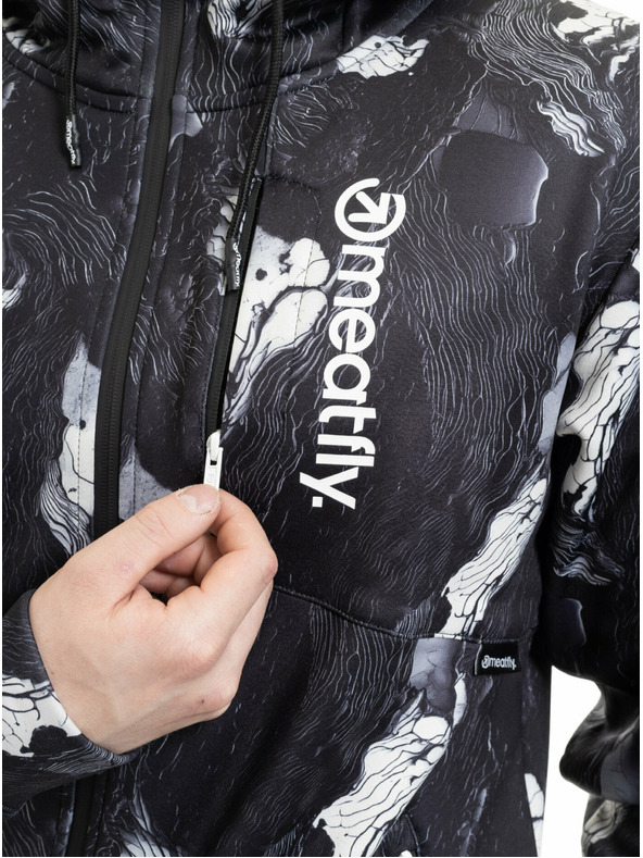 Meatfly Meatfly pánska technická mikina Lightyear Deep Lake