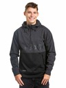 Meatfly Meatfly pánska technická mikina Tason Black Heather/Black