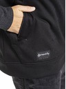 Meatfly Meatfly pánska technická mikina Tason Black Heather/Black