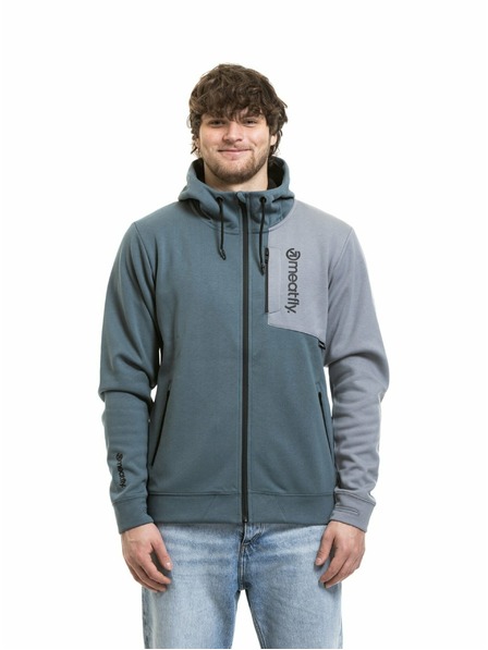 Meatfly Meatfly pánska technická mikina Lightyear Blue Sea / Silver