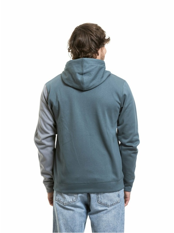 Meatfly Meatfly pánska technická mikina Lightyear Blue Sea / Silver