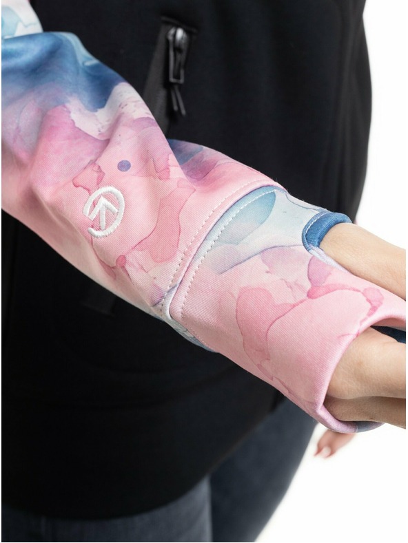 Meatfly Meatfly dámska technická mikina Omni Color Bubbles / Black