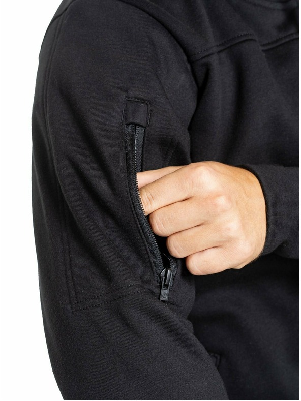 Meatfly Meatfly pánska technická mikina Josh Black