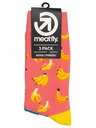 Meatfly Meatfly ponožky Lexy Triple Pack Bananas