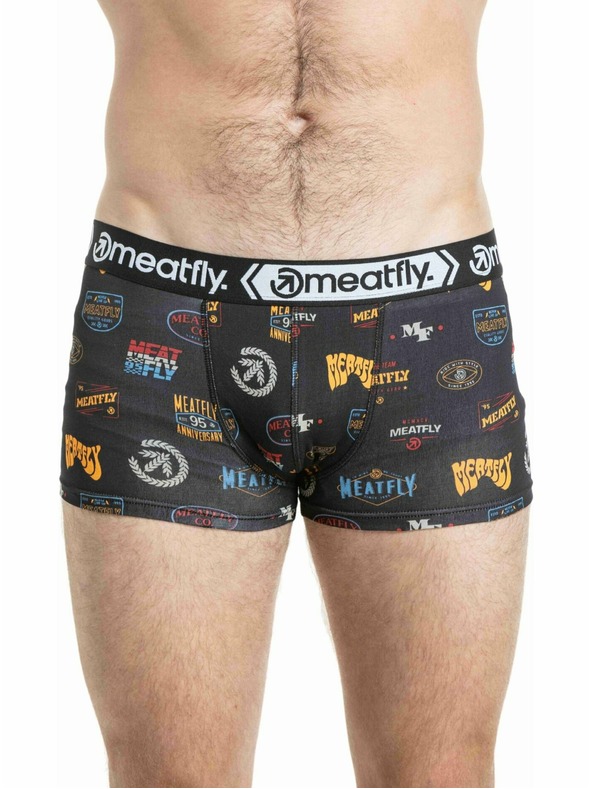 Meatfly Meatfly pánske boxerky Balboa Double Pack Badges