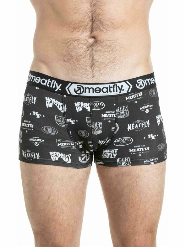 Meatfly Meatfly pánske boxerky Balboa Double Pack Badges