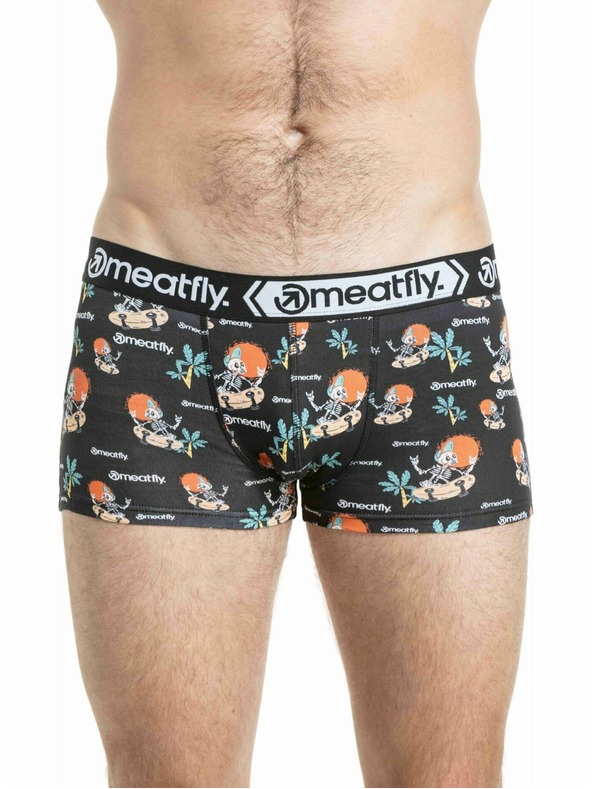 Meatfly Meatfly pánske boxerky Balboa Double Pack SK8 Skeleton / Fly